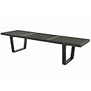 Mod Made Slat Bench, Black