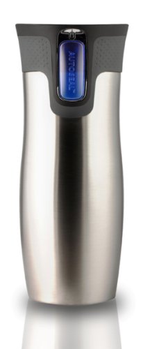 Contigo West Loop Borraccia in acciaio INOX Tumbler isolato, Acciaio INOX, 470 ml Contigo West Loop Borraccia in acciaio INOX Tumbler isolato, Acciaio INOX, 470 ml