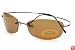 Serengeti Stratus Titanium PolarMax Rimless Sungalsses - Henna Frame Driver Polarized Photochromic Lens - 6844