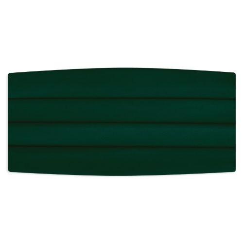 Hunter Green Satin Cummerbund