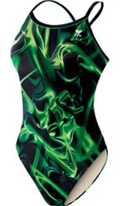 TYR Women's Blade Diamondback Swim Suit - 2009 - Green - 30