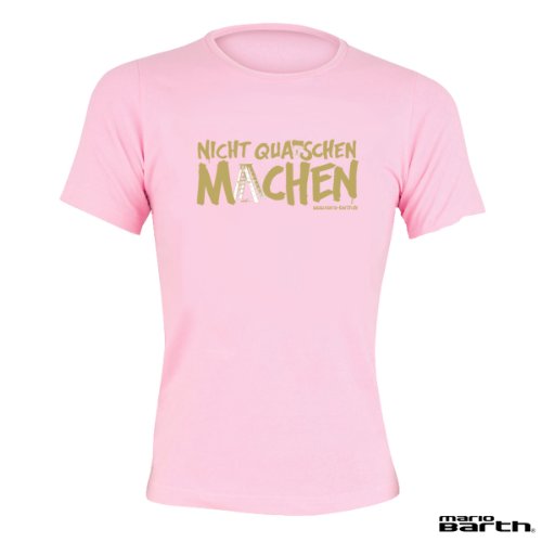 Mario Barth Damen T-Shirt Nicht quatschen machen, rosa, S, 126791S Preisvergleich