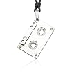 Ziovani Cassette Tape Stainless Steel Pendant Necklace