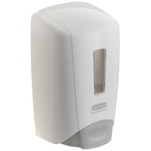 Rubbermaid Commercial 3486589 FLex Manual Wall Mount Skin Care Dispenser, White, 500 mL Capacity, 5" Width x 8.67" Height x 3.94" Depth