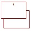Candy Cane - Set of 10 Correspondence Greeting Cards and Envelopes