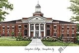 Georgetown College Tigers NCAA 14" x 10" Limited Edition Lithograph (Unframed)