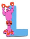 Wooden Lobster Letter L Magnet by The Toy Workshop