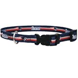New England Patriots Adjustable Pet Dog Collar (Large)