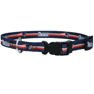 New England Patriots Adjustable Pet Dog/Cat Collar (X-Small)