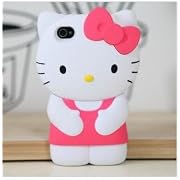 Dream Skin 3d Hello kitty Silicone  iphone 5 case cover