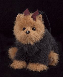 31Pce0zA7HL Yappy Carrymore Yorkie Dog Large 12 Yorkshire Terrier Stuffed Animal Plush Purse By Bearington Collection