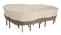 Veranda Patio Table & Chair Set Cover 70932, Large, Pebble for Rectangular or Oval Table up to 108" Long