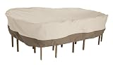 Veranda Patio Table & Chair Set Cover 70932, Large, Pebble for Rectangular or Oval Table up to 108