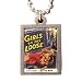 Hand Made Womens Retro "Girls On the Loose" Chain Necklace Pendant