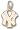 image New York Yankees "Ny" 1/2" Charm/Pendant