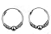 Bali Hoop Earring Diameter: 15mm Thickness: 4mm