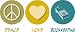 Peace Love Bookkeeping Dark Womens's Tank