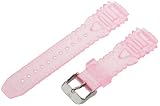 TechnoMarine 9105 MoonSun 17-mm Baby Pink Gel Strap with Single-Buckle