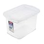 Rubbermaid Hanging File Tote, Letter Size, Plastic, 11.5 x 17.25 x 12 Inches, Clear (FG9A8600CLR)
