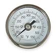 Industrial Grade 1NFX1 Thermometer, Dial Size 2 In, 50 to 550 F