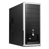 Power Up Standard ATX Black Mid-Tower Case - Front USB