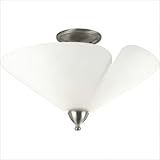 IMAGE OF Westend Brushed Nickel Semi Flush Mount