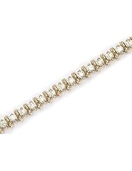 14K Yellow Gold Diamond Bracelet