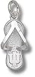 Indiana Univ "Iu" Flip Flop 5/8" Charm/Pendant