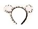 White Tiger Plush Headband