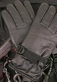 Soldier 2000 Asupple Black Leather Gloves XL Fully Lined Nylon Web Wrist Adjusting Strap
