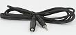 Stereo 6 Foot 3.5mm Male To 2.5mm Male Headphone Free Shipping