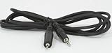 Stereo 6 Foot 3.5mm Male To 2.5mm Male Headphone Free Shipping