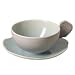 Jars Ceramistes Plume Coffee Cup and Saucer 15cl 960780 Set of 4