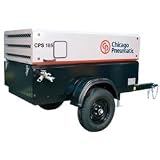 - Chicago Pneumatic Portable Air Compressor - 185 CFM @ 100 PSI, Model# CP185