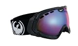 Dragon MACE Snow Goggles - Jet Frame / Blue Ionized Lens / Black Round Logo Strap