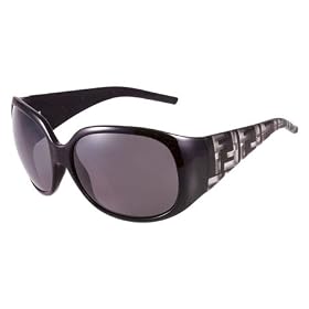 FENDI FS440 001 BLACK PLASTIC SUNGLASSES