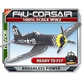 Corsair F4U RTF 2.4Ghz Electric RC Plane, NEW!! by Parkflyers R C