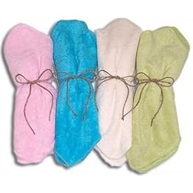 Bamboo Washcloths 5 Pack - Sprout Green