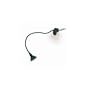Black Finish 24" High Low Voltage Plug-In Light
