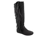 GATHERED FRINGE BOOT