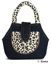 Webkinz Plush Pet Carrier Sparkle Denim