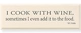 Wine Sign 8.5x2.75 Multi