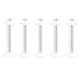 BodyJ4You 5PC Piercing Retainers Clear Bioflex Plastic 16G Labret Lip Ear Cartilage Tragus Helix Earring