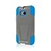Empire MPERO IMPACT X Series Kickstand Case for The All New HTC One M8 - Retail Packaging - Blue/Gray