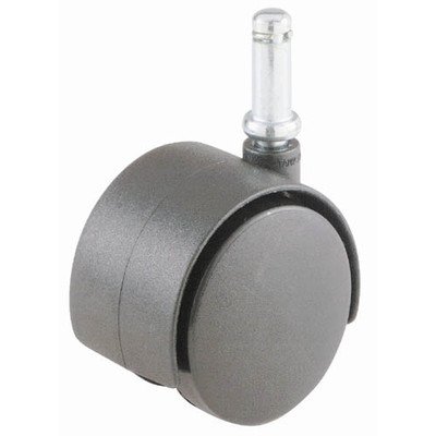 Shepherd Hardware 9672 Office Chair Twin Wheel Stem Caster, 3/8