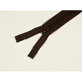 Fermeture �clair, spirale de plastique 2mm, palissandre,40cm