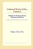 Collected Works of Poe, Volume I (Websters Persian (Farsi) Thesaurus Edition)