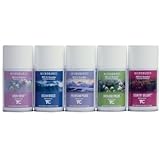 Rubbermaid Commercial FG4012491 Refill for Microburst 9000 Automatic Odor Control System, 5-Pack of Assorted Fragrances