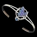 Earth Song Diamond Cut Bracelet - Butterfly - Earth Song Diamond Cut Bracelet - Butterfly