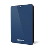 Toshiba Canvio 1.0 TB USB 3.0 Portable Hard Drive - HDTC610XL3B1 (Blue)